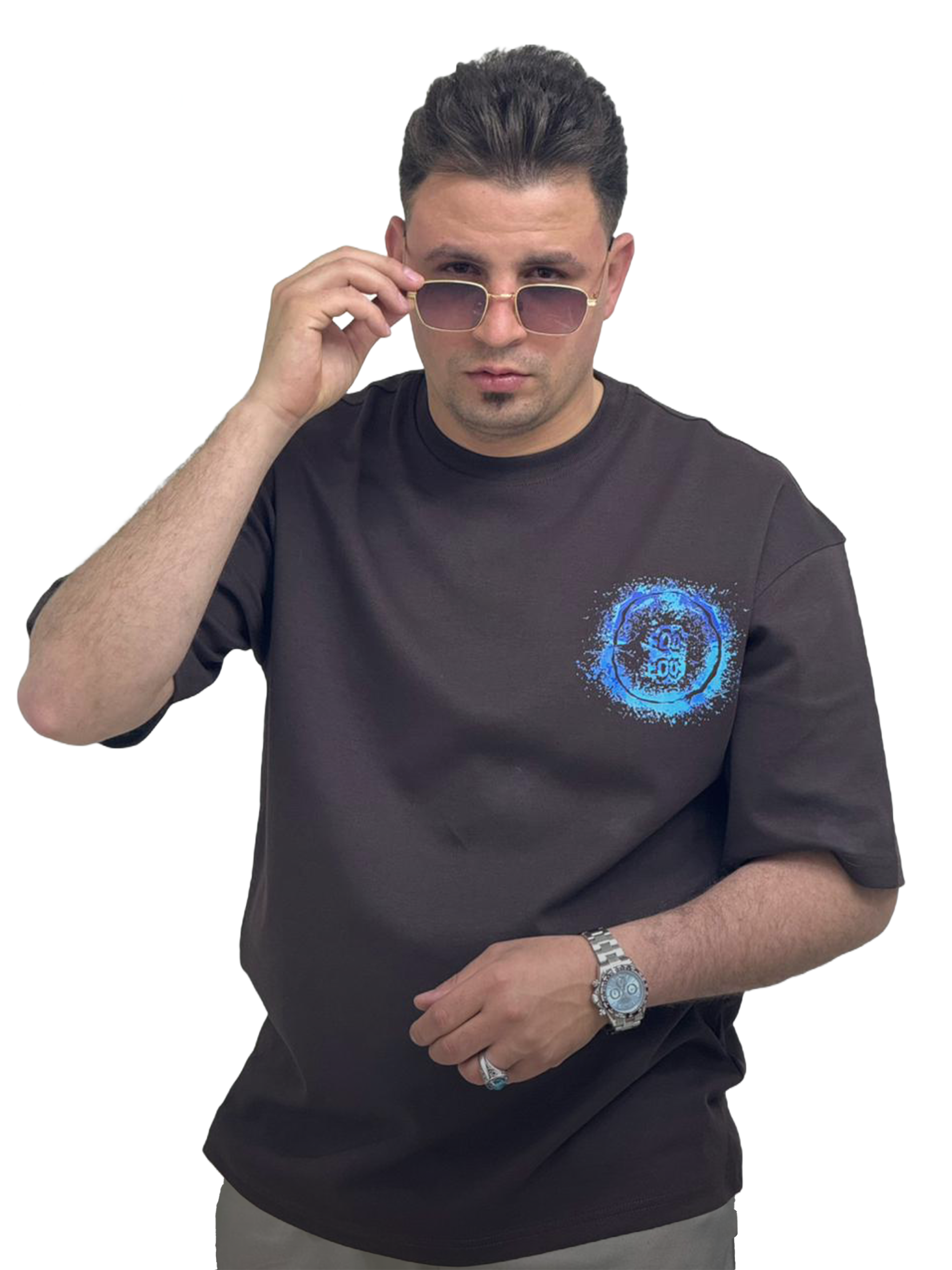 تيشيرت راوند أوفر سايز - BALENCIAGA