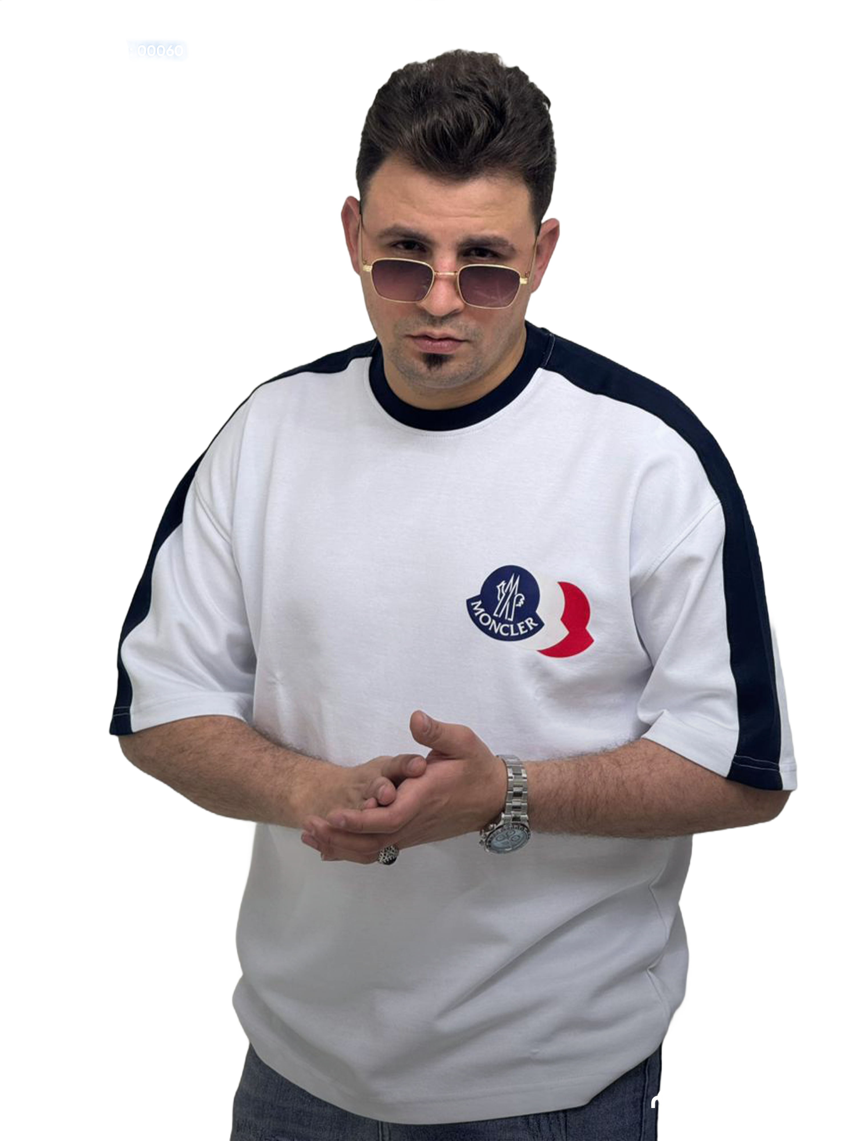 تيشيرت راوند قصات اوفر سايز - Moncler