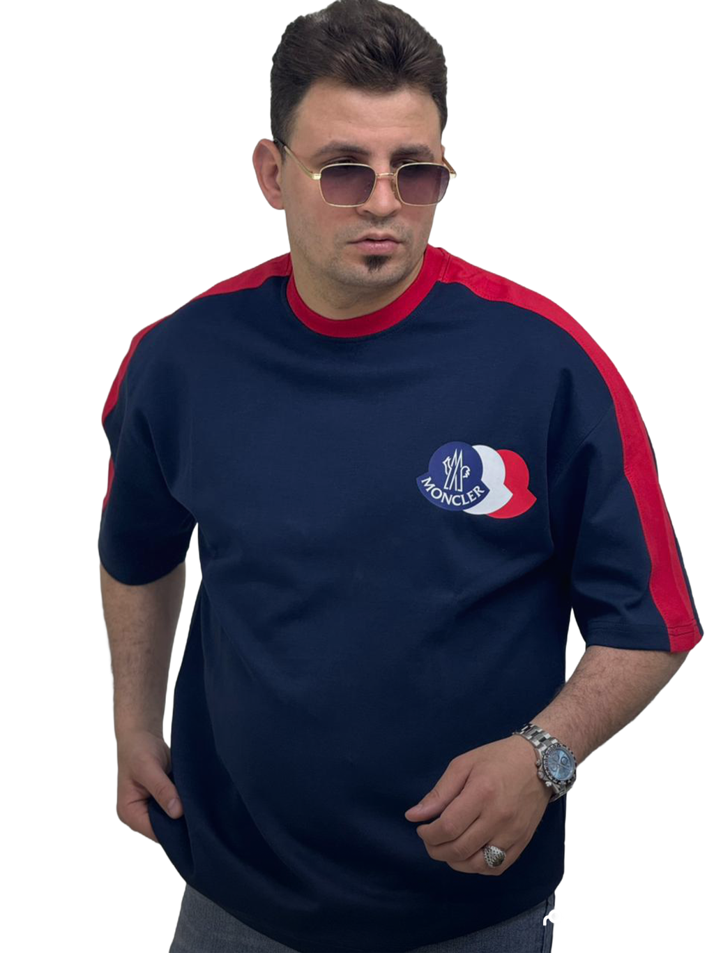 تيشيرت راوند قصات اوفر سايز - Moncler