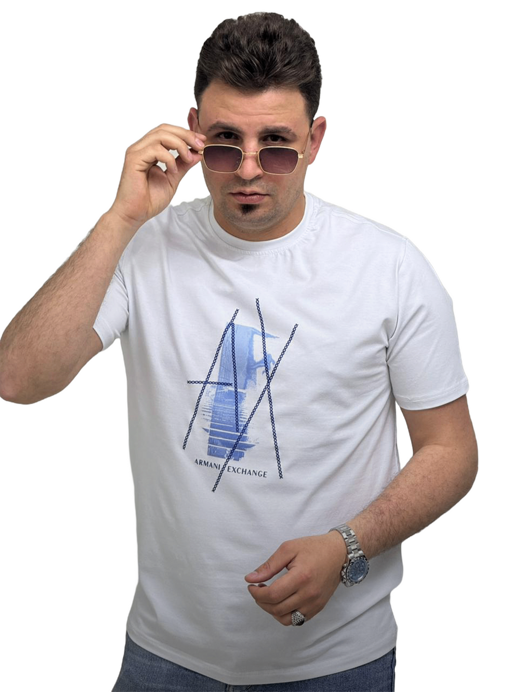 تيشيرت راوند - AX Armani