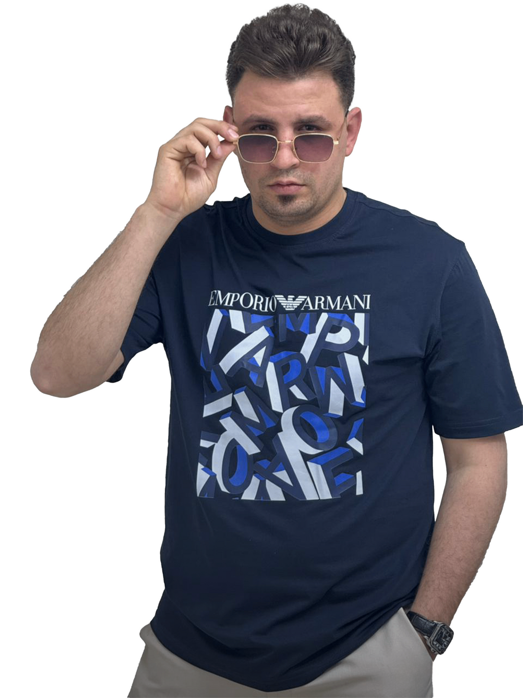 تيشيرت راوند - Armani