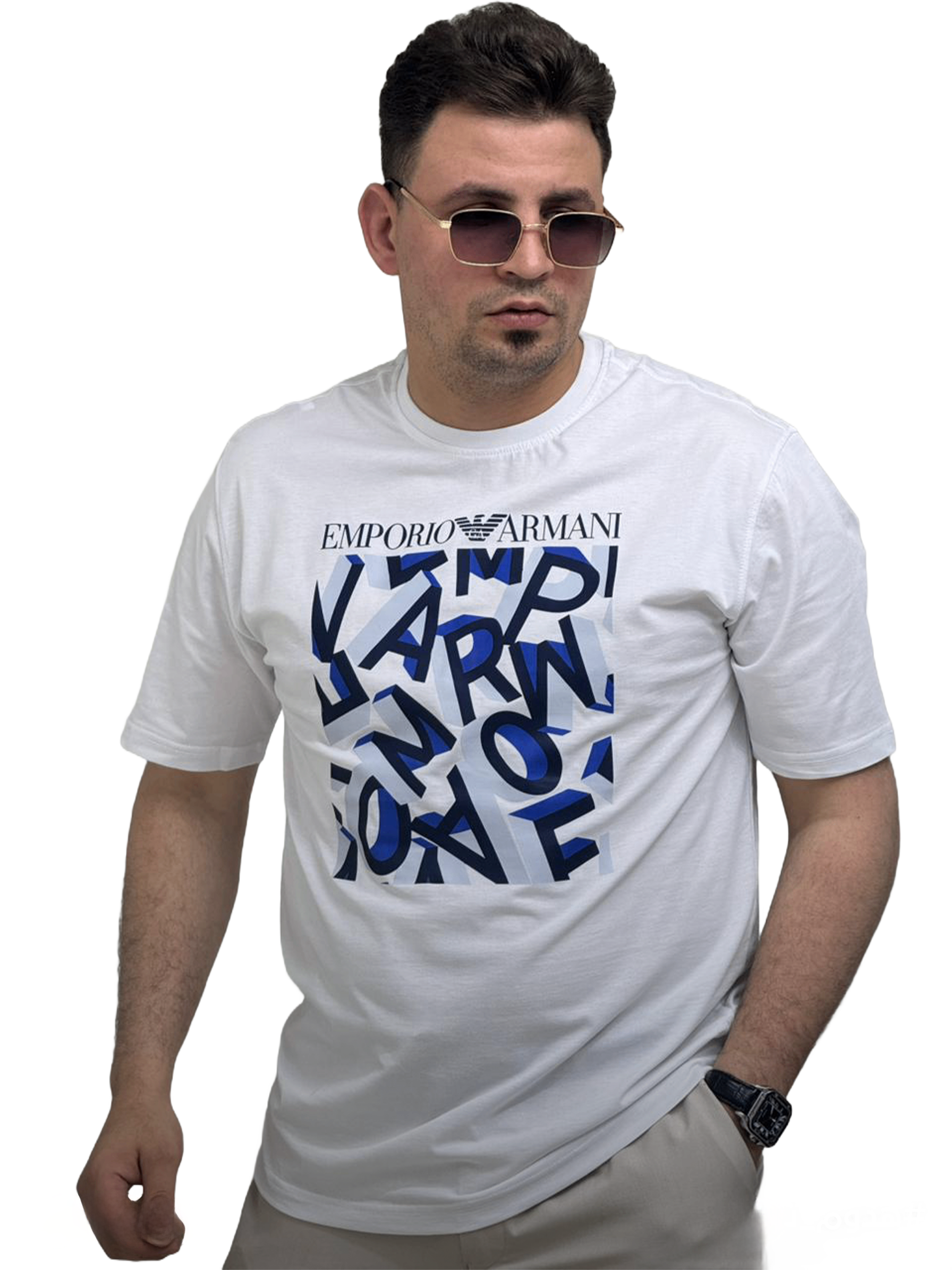 تيشيرت راوند - Armani