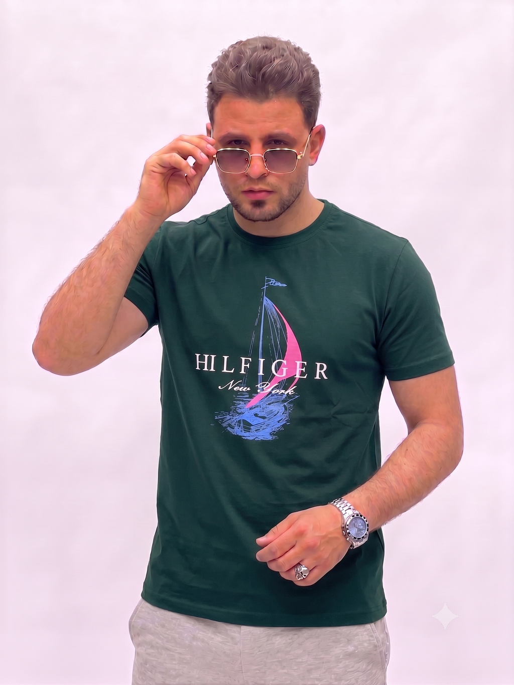 تيشرت راوند HILFIGER New york