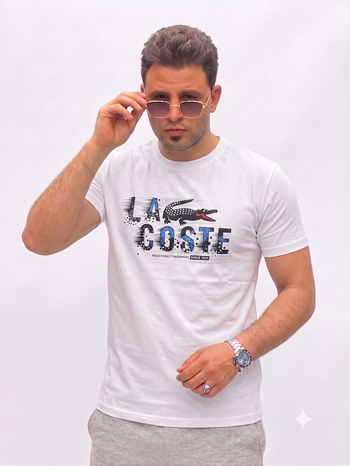تيشيرت راوند LACOSTE - UP