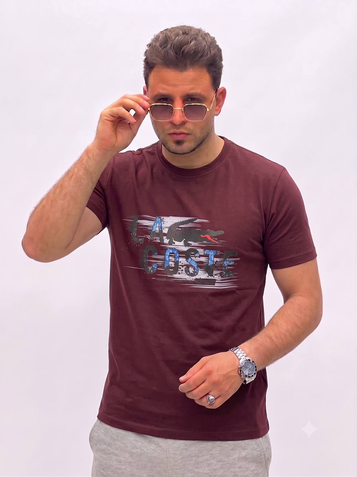 تيشيرت راوند LACOSTE - UP