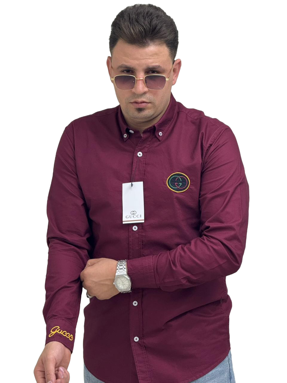 قميص اوكسفورد - Gucci