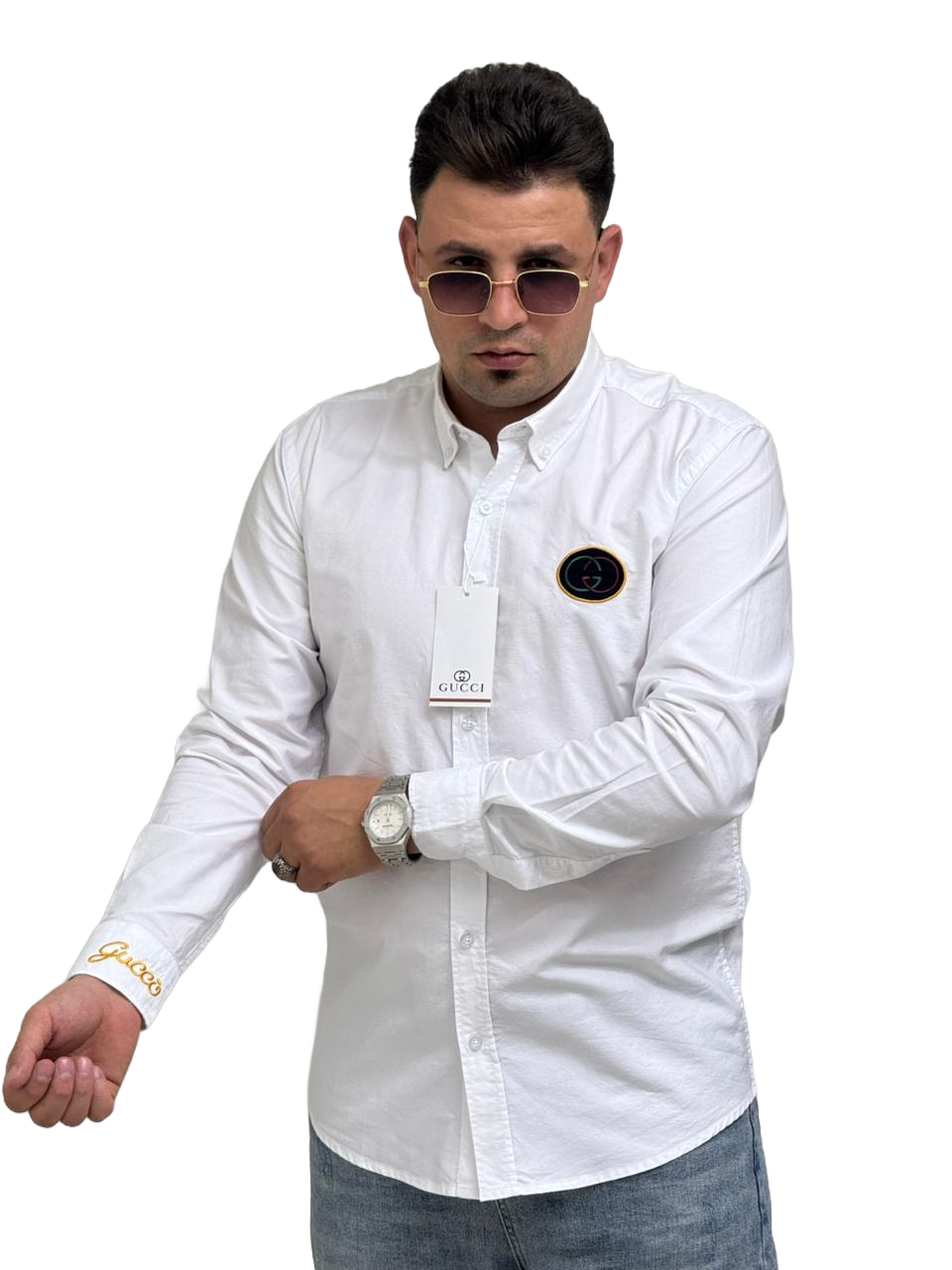 قميص اوكسفورد - Gucci