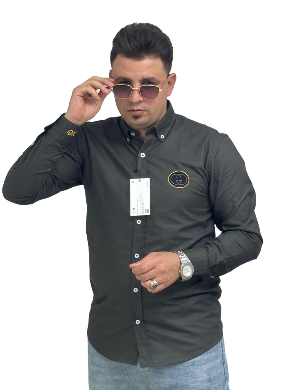 قميص اوكسفورد - Gucci