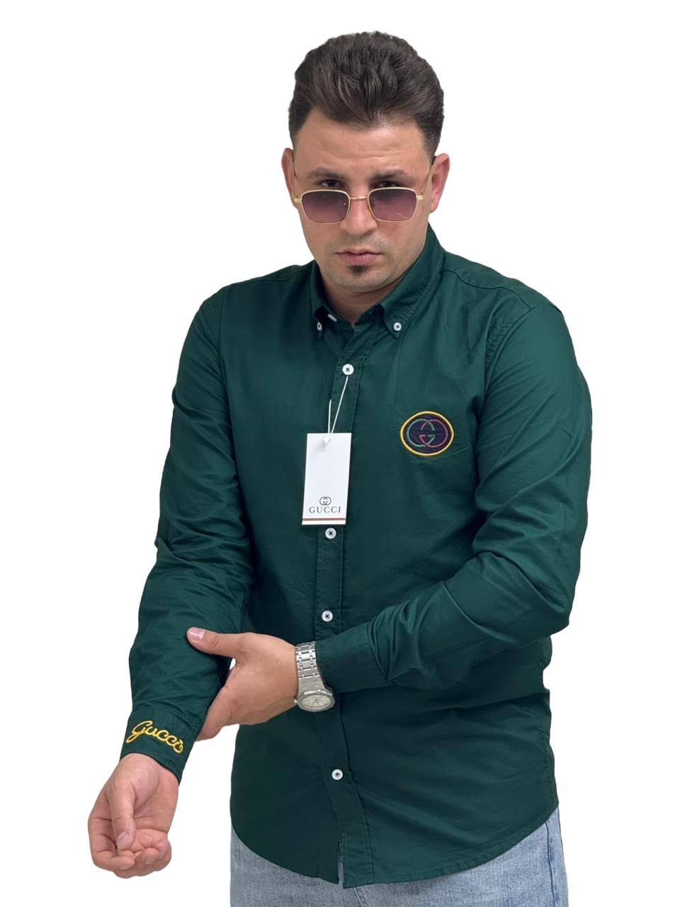 قميص اوكسفورد - Gucci