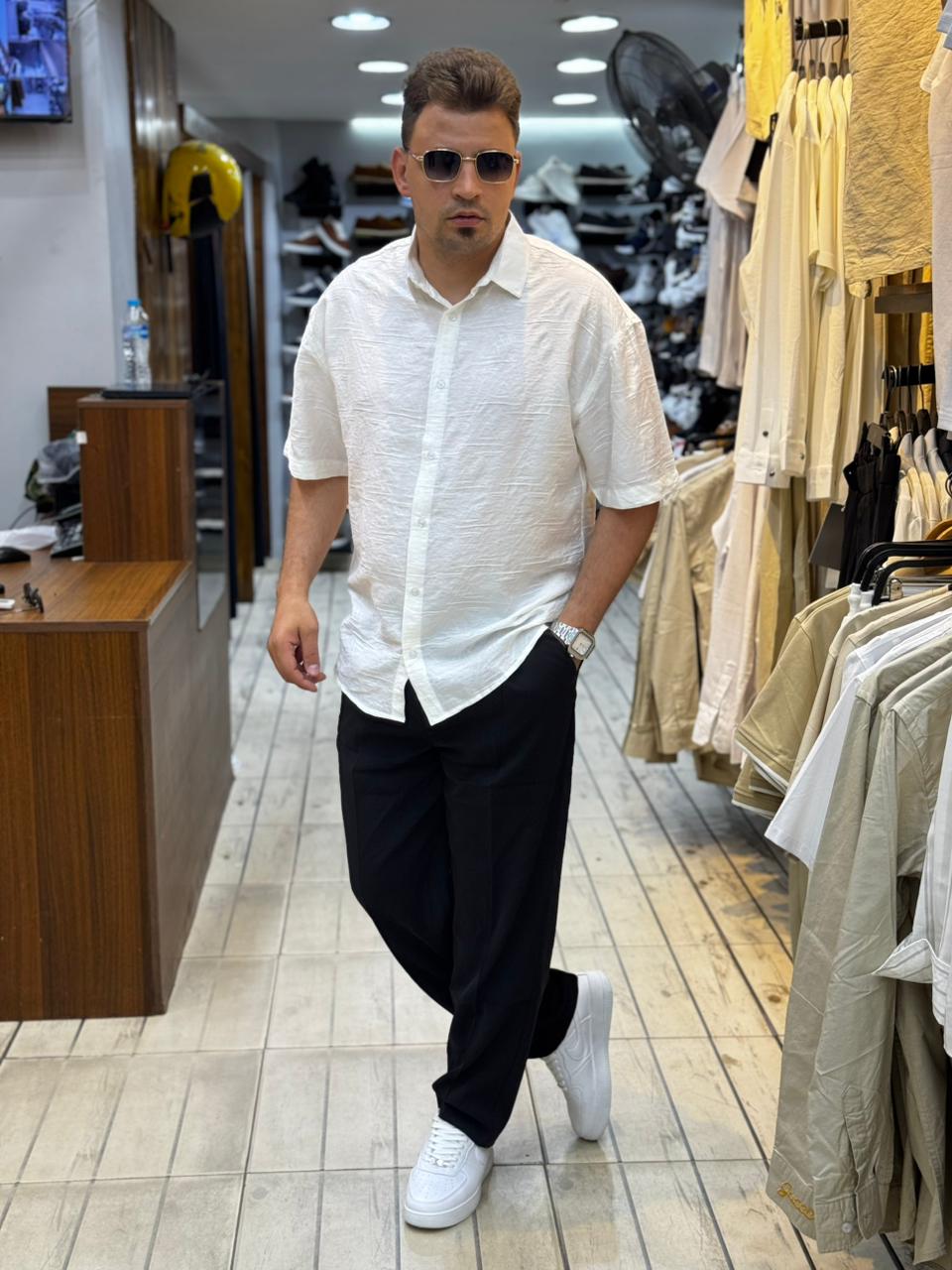 قميص نص كم PRADA