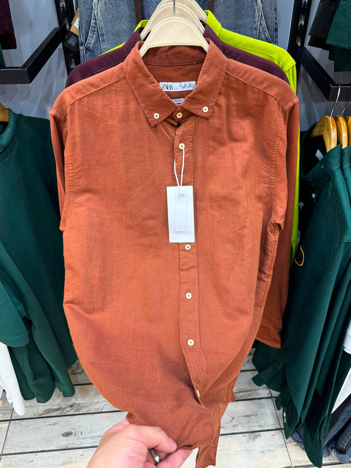 قميص كتان ZARA - F-V