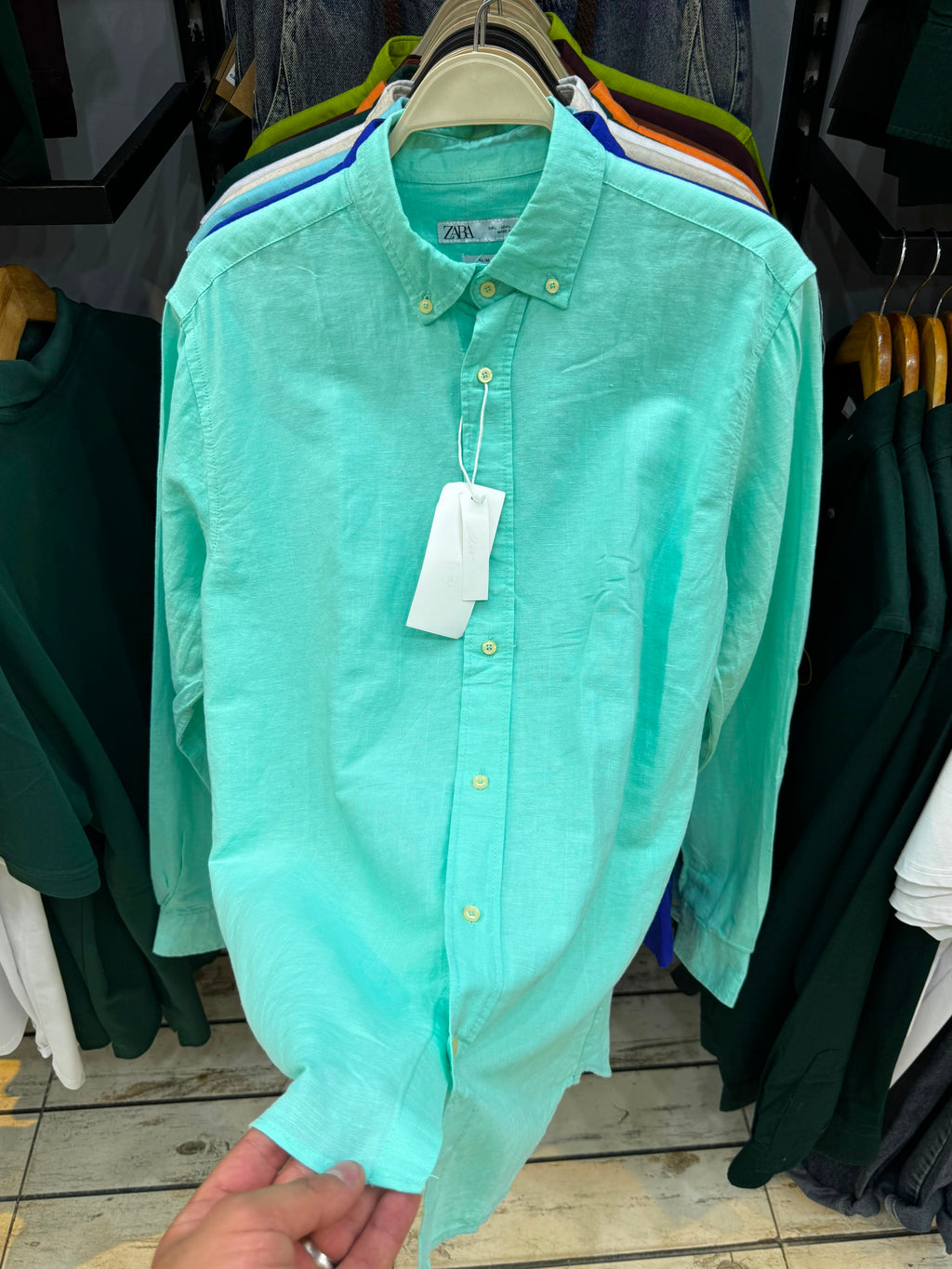 قميص كتان ZARA - F-V