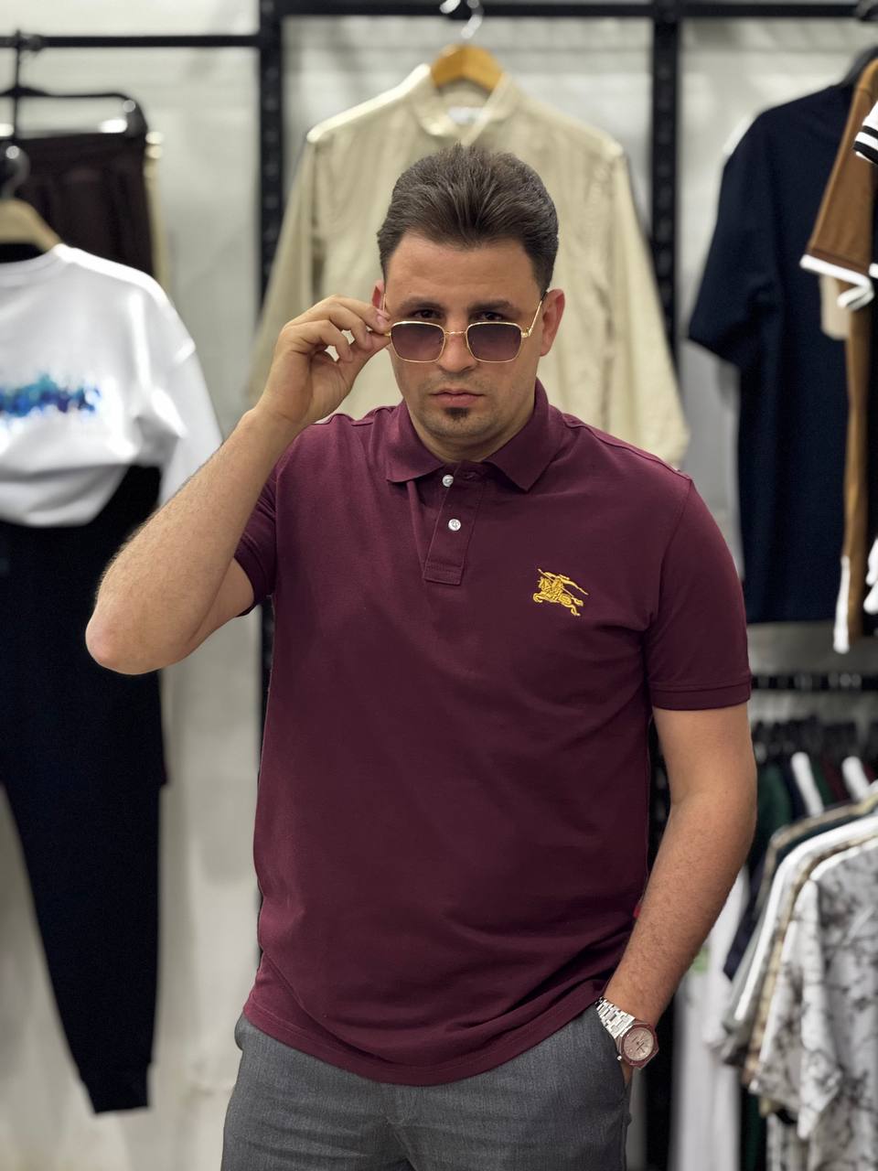 تيشيرت بولو بيكا Burberry