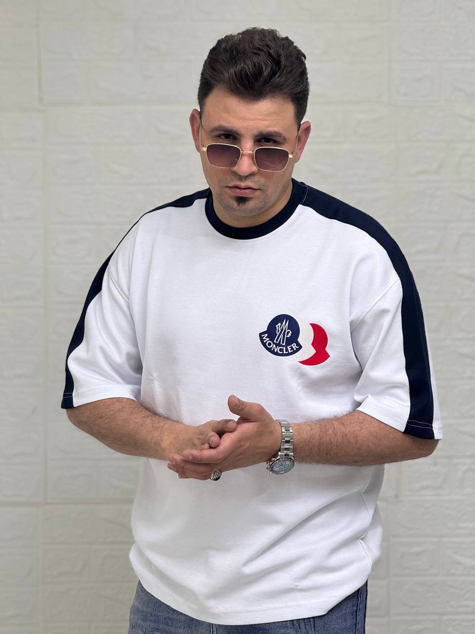 تيشيرت راوند قصات اوفر سايز - Moncler