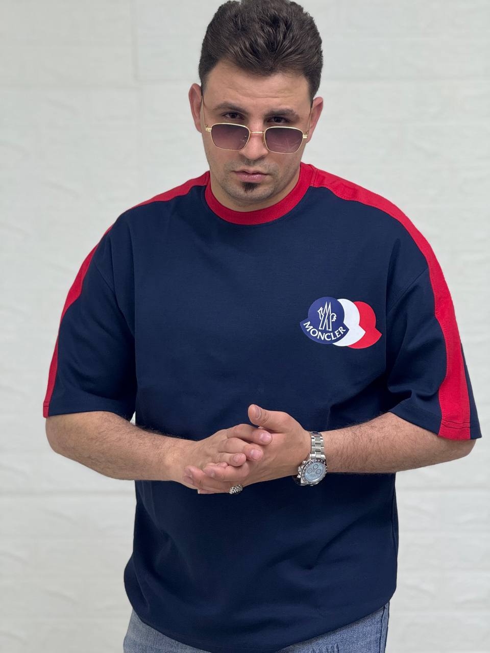 تيشيرت راوند قصات اوفر سايز - Moncler