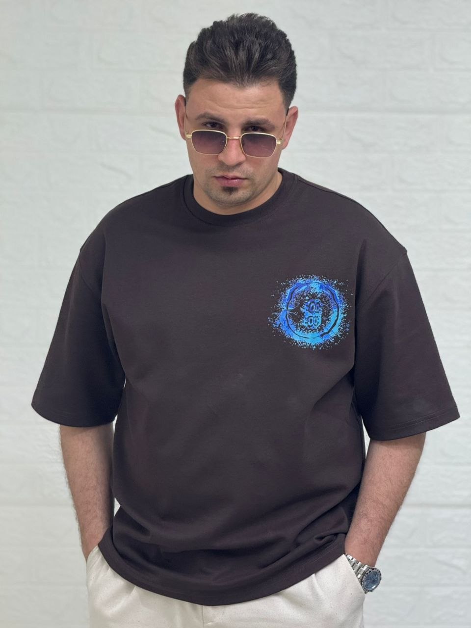 تيشيرت راوند أوفر سايز - BALENCIAGA