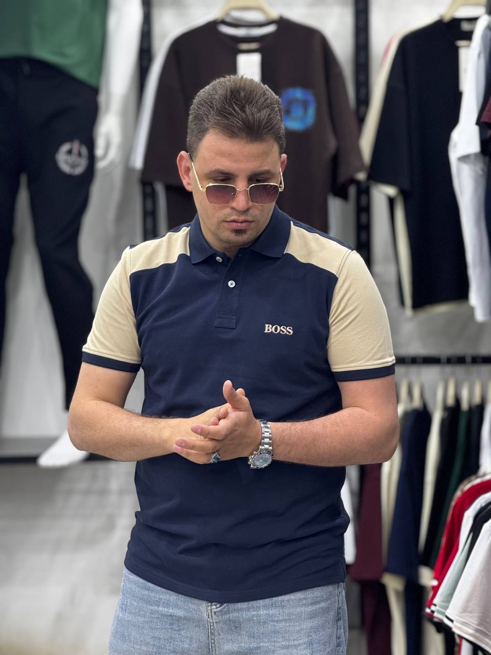 تيشيرت بولو بيكا قصات - Boss