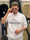 تيشرت راوند قصة كتف أوفر سايز - Lacoste