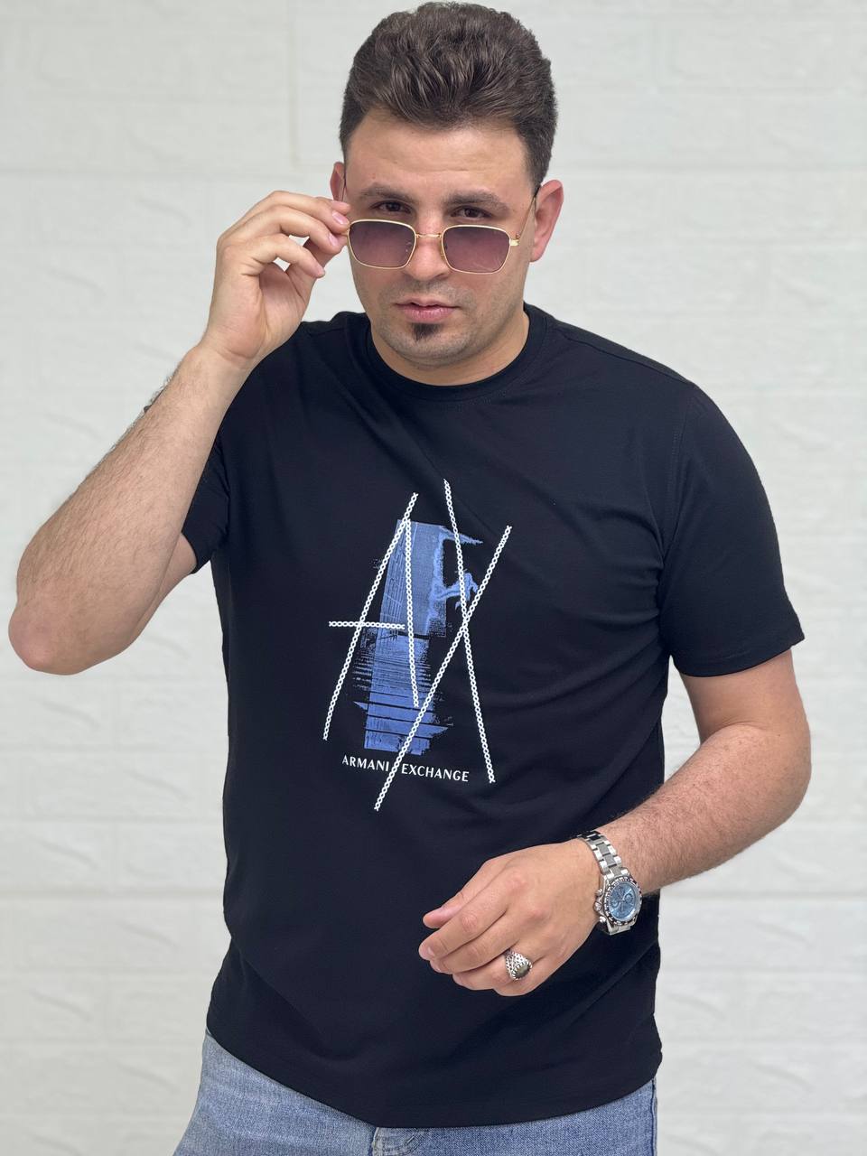 تيشيرت راوند - AX Armani