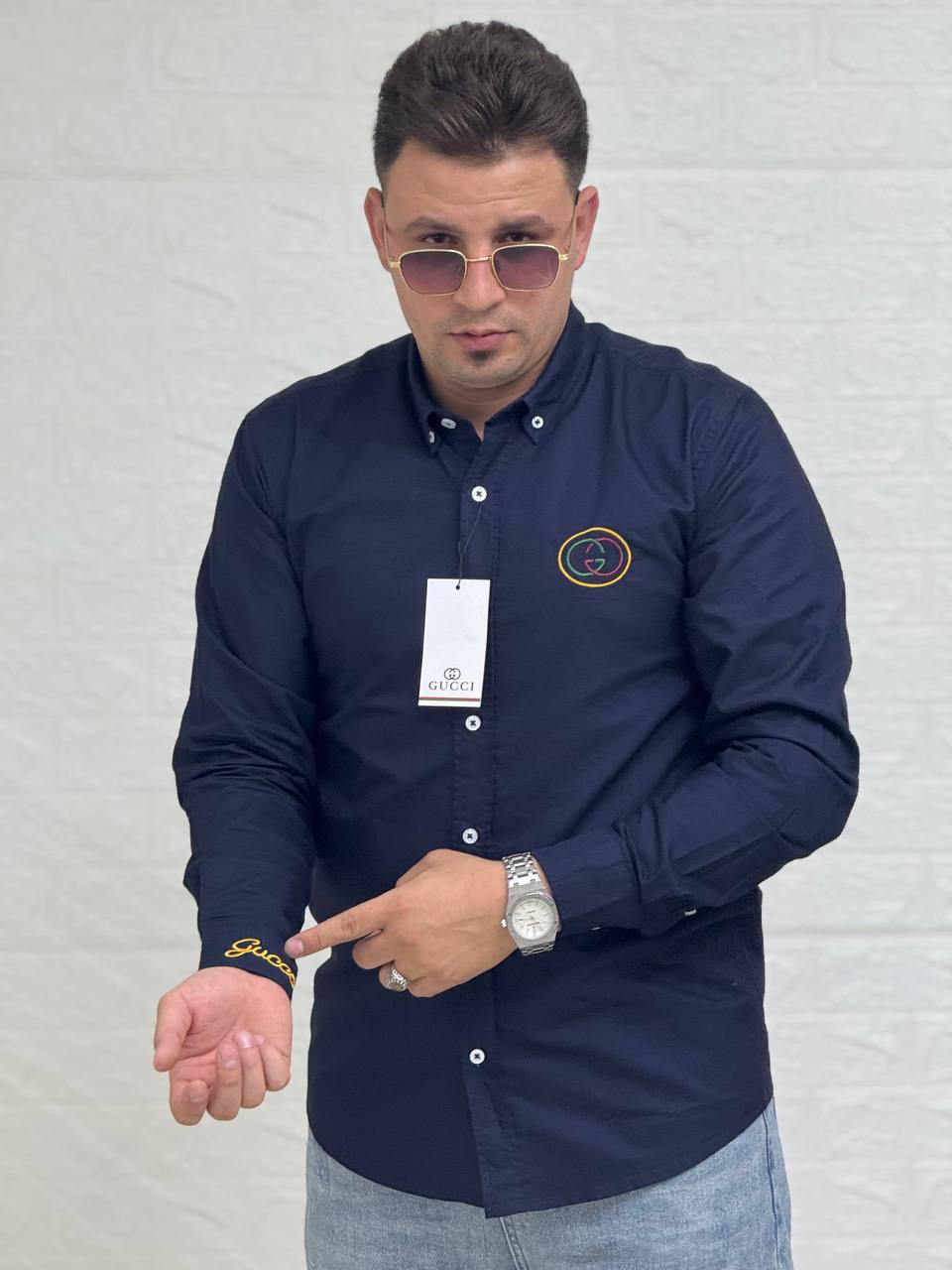قميص اوكسفورد - Gucci