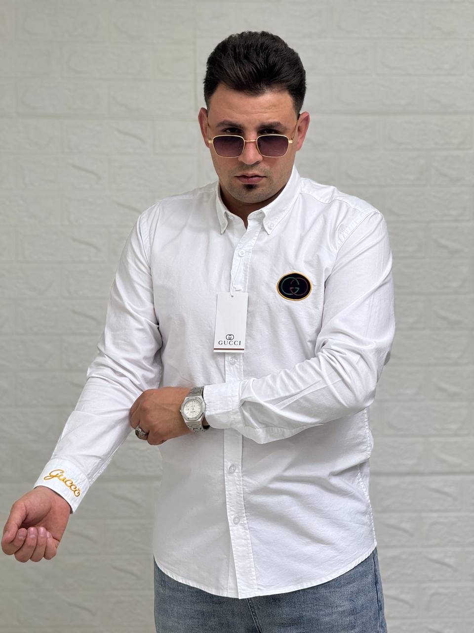 قميص اوكسفورد - Gucci